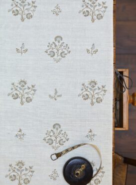 Agatha Spaced Out Rain and Tabac on Stone Linen