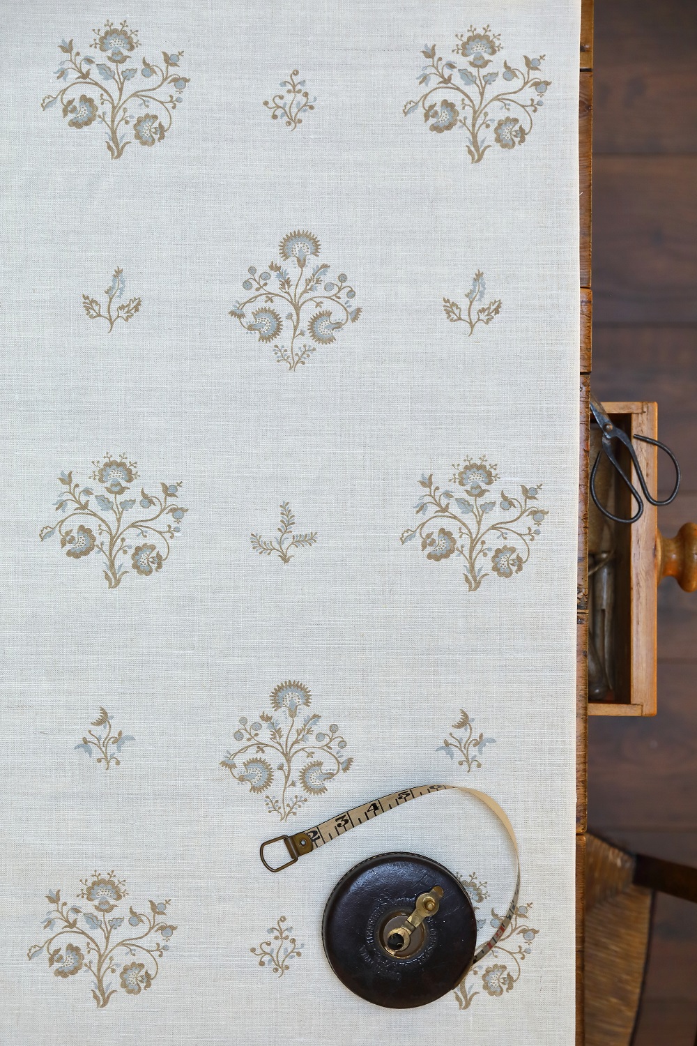 Agatha Spaced Out Rain and Tabac on Stone Linen