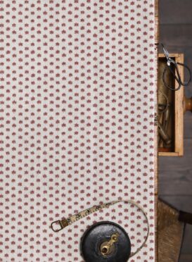 Palma Punchy Red on Stone Linen