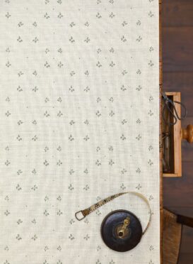 Porcelaine ~ Forest Green on Stone Linen
