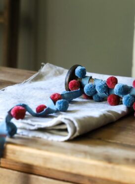 Beautiful Salcombe Blue + Burgundy Red ~ £14.95pm FREE P&P