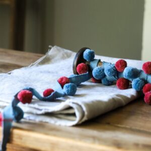 Beautiful Salcombe Blue + Burgundy Red ~ £14.95pm FREE P&P